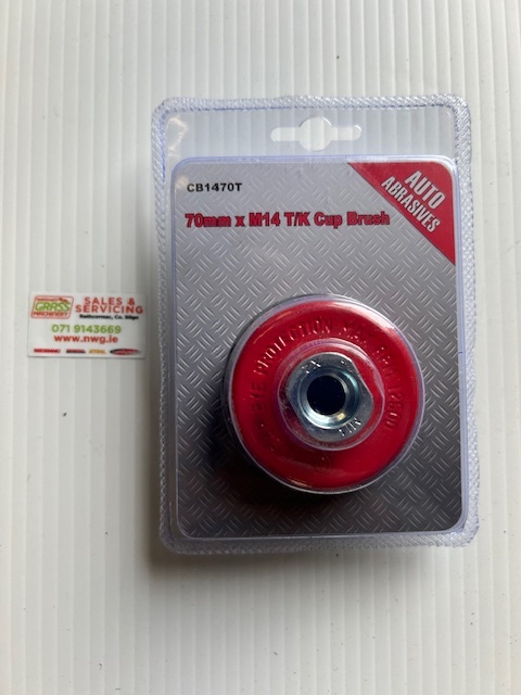 Cup Brush - Twist Knot Wires M14 X 70mm