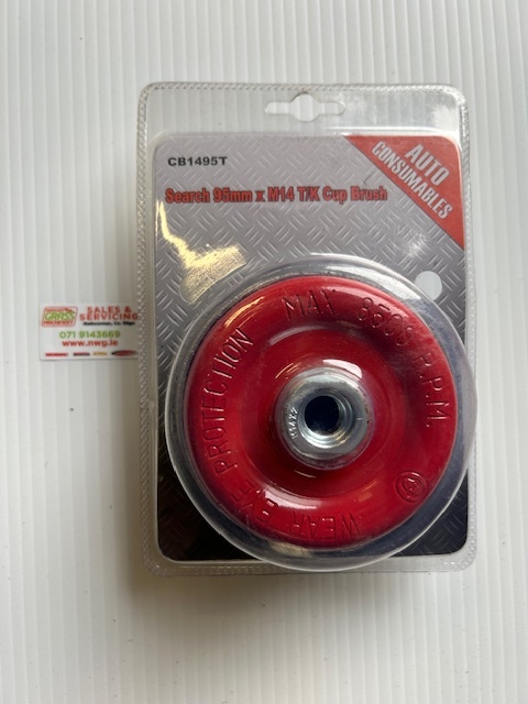 Cup Brush - Twist Knot Wires M14 X 95mm