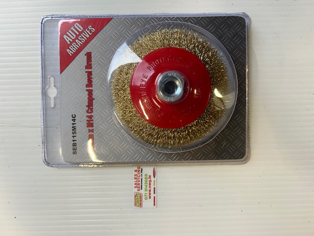 Bevel Brush - Crimped Wires M14 X 115mm