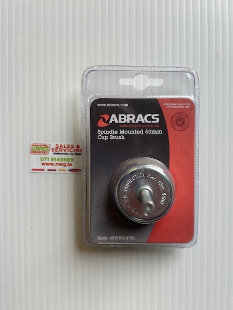 Spindle Mounted Cup Wire Brush 50mm - Crimped