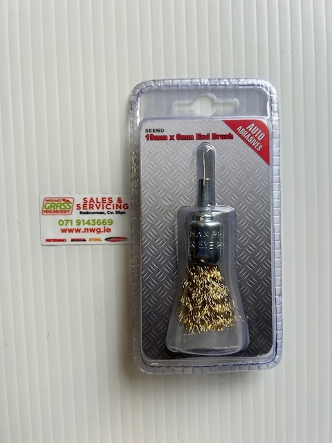 Spindle Mounted End Brush 19mm