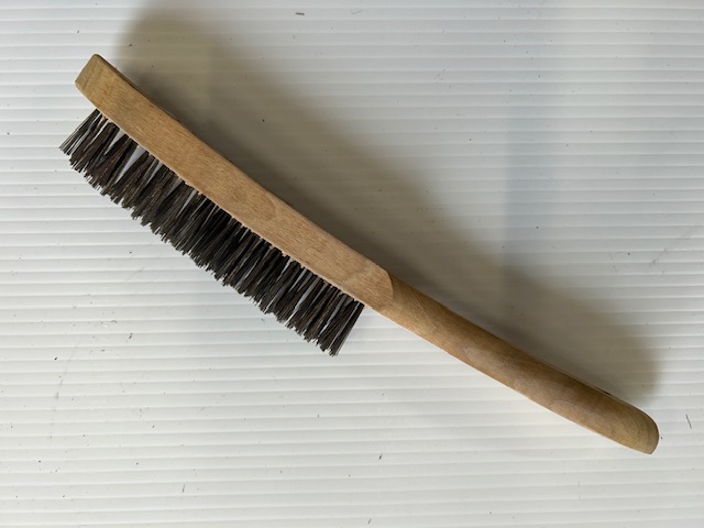 Wooden Handled Wire Brush