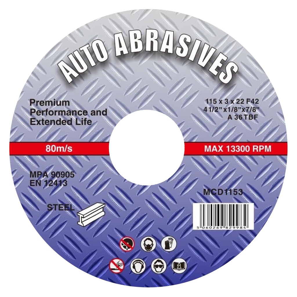 Flat Metal Cutting Disc - 300mm x 3.5mm x 20mm