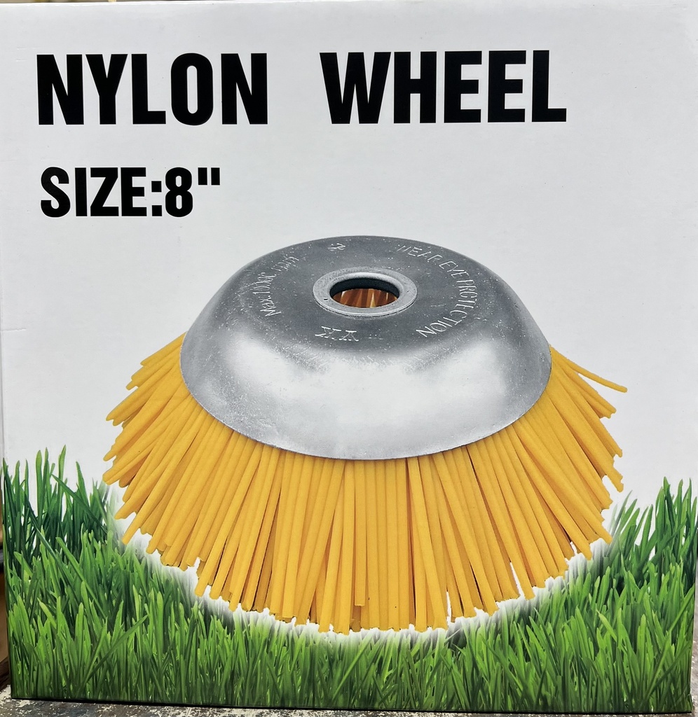 Strimmer Nylon Brush Head 8"