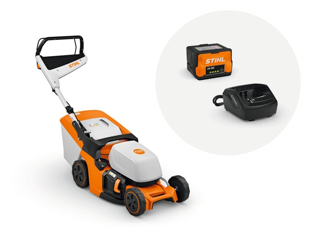 Stihl RMA 443 Cordless Lawnmower - AK 20 Battery & AL 101 Charger