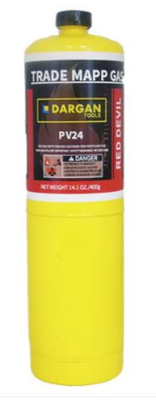 Mapp Gas Bottle Yellow