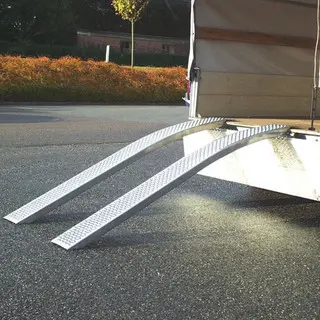 ALUMINIUM CURVED RAMPS 1500 X 200 X 50MM 
