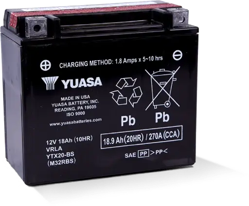 [YTX20/BS] Yuasa Battery YTX20-BS