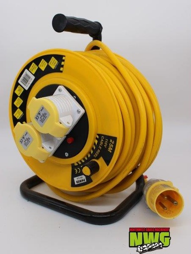 [RH124] Power 110V Extension Reel 25m