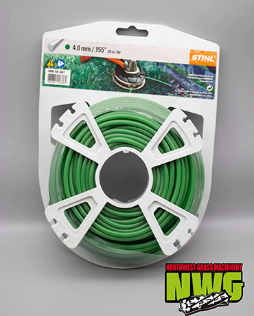 [0000 930 3607] Strimmer line 28m x 4.0mm Green