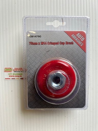 [CB1475C] Cup Brush - Crimped Wires M14 X 75mm