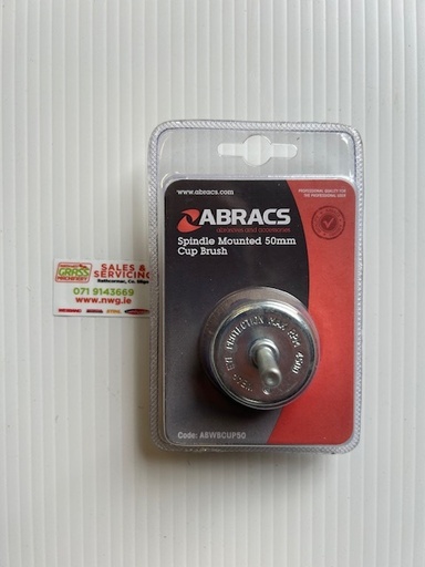 [CUP50] Spindle Mounted Cup Wire Brush 50mm - Crimped