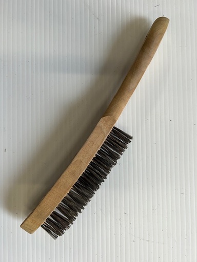 [WB4] Wooden Handled Wire Brush