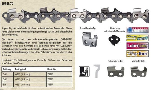 [73LPX-68E] OREGON CHAIN 1.5-325-68  73LPX68