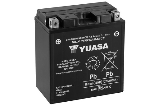 [YTX20CH-BS] Yuasa Battery YTX20CH-BS