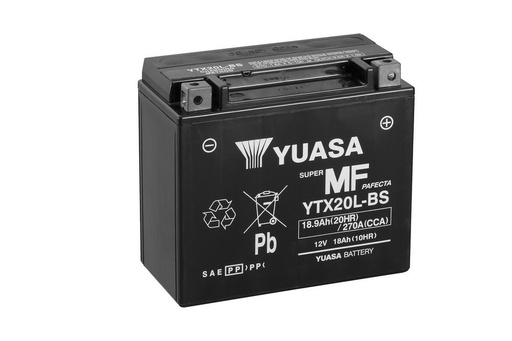 [YTX20L-BS] Yuasa Battery YTX20L-BS