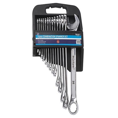 [BS04125] BlueSpot 14Pc Metric Combination Spanner Set (6-26mm)