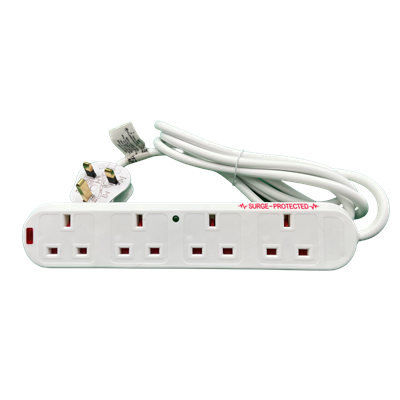 [RHA08B] Surge Protection 4 Gang Socket 2m