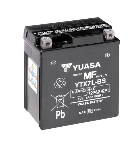[YTX7L-BS] Yuasa Battery YTX7L-BS